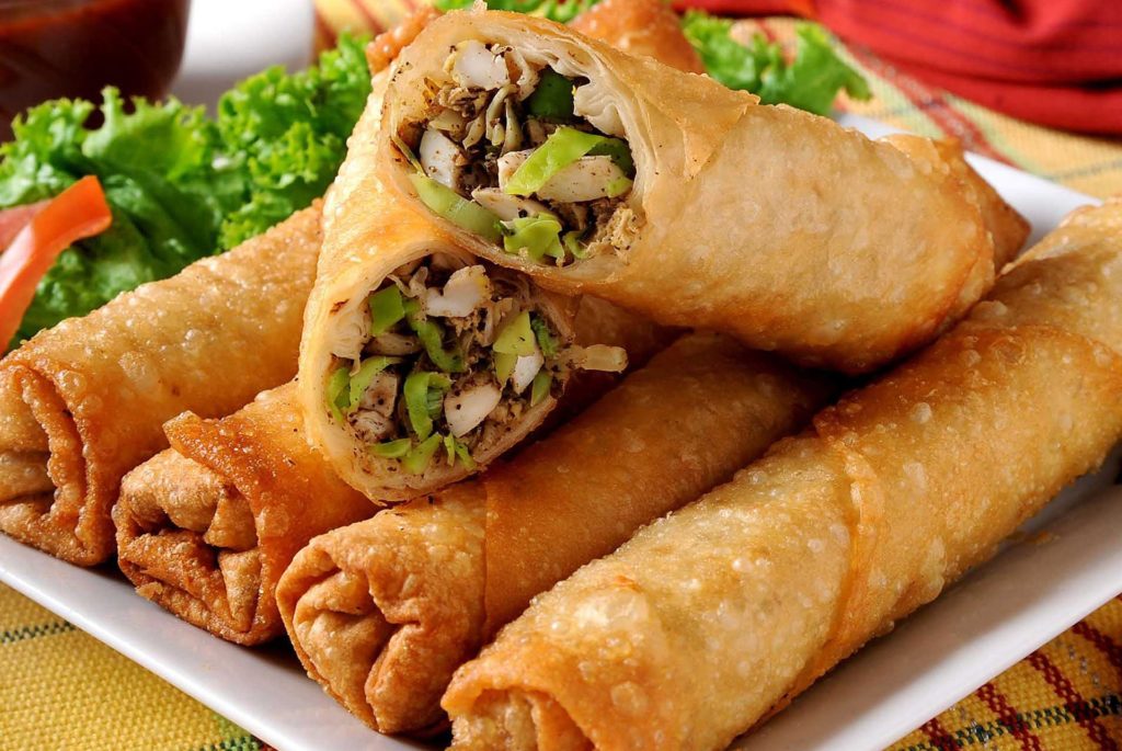 Photo of egg rolls